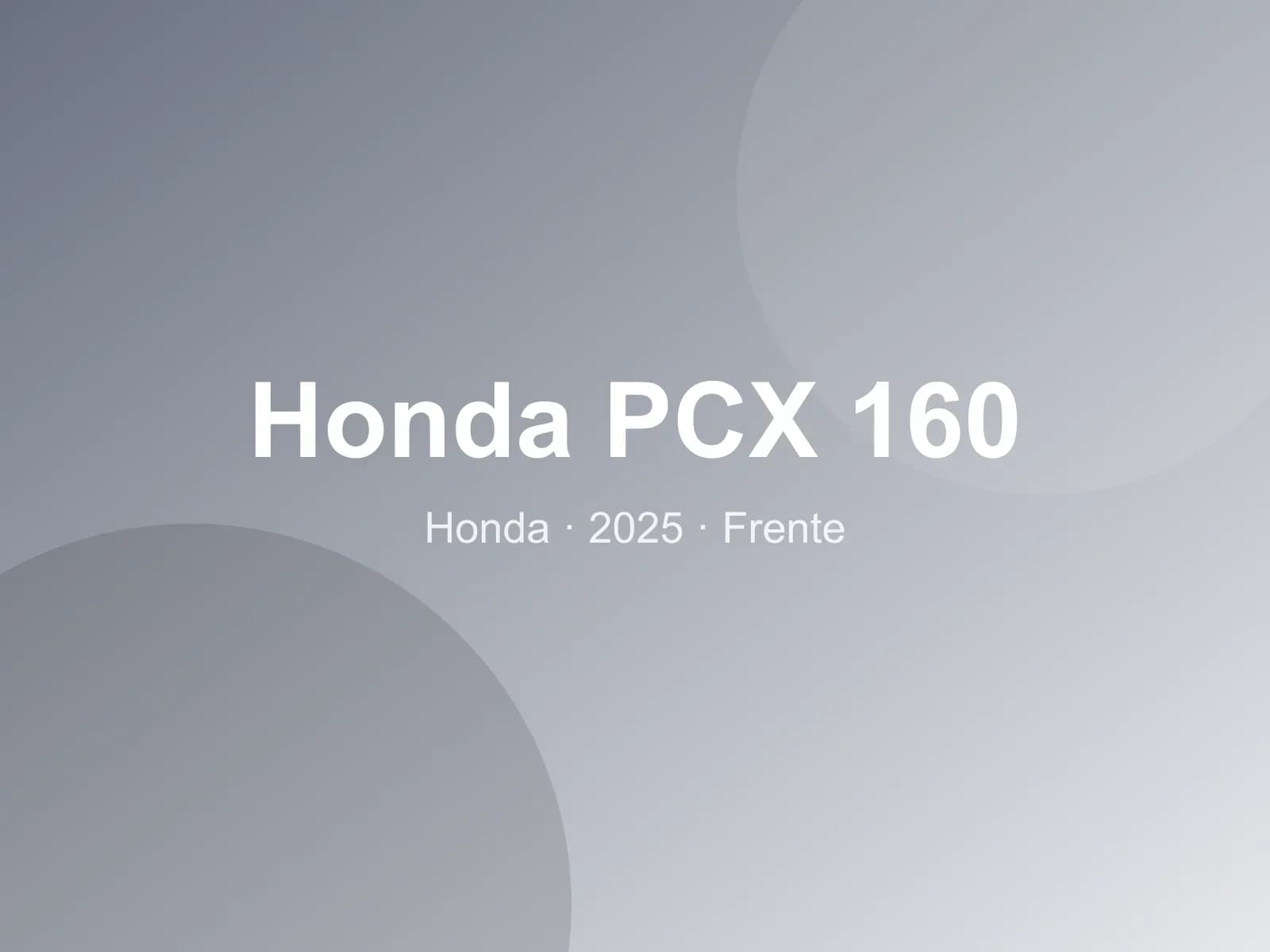 Honda PCX 160 2025